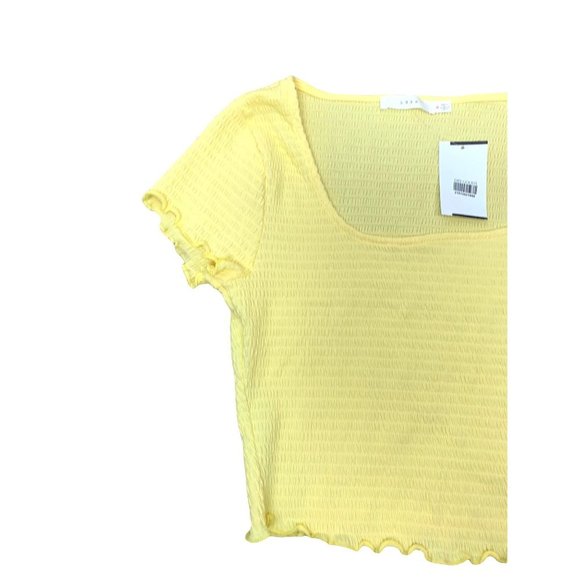 NWT! NORDSTROM LUSH Yellow Crop Top-Size Medium - Picture 10 of 11